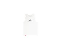 Alpha Industries Basic Mid Logo Tank Camisetas de tirantes Talla S - Blanco