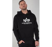 Alpha Industries Basic OS sudadera con capucha, negro, tamaño S para Hombres