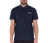 ALPHA INDUSTRIES Basic Polo SL Camiseta, Rep.Blue, L para Hombre