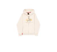 Alpha Industries Basic Puff Print Camo Zip Hoodie Sudaderas con capucha Talla 2XL - Blanco