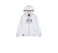 Alpha Industries Basic Puff Print Camo Zip Hoodie Sudaderas con capucha Talla L - Gris