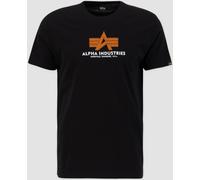 Alpha Industries Basic Rubber Camiseta, negro, tamaño S para Hombres