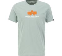Alpha Industries Basic Rubber T-Shirt Camisetas Talla XL - Verde menta