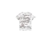 ALPHA INDUSTRIES Camiseta gris claro / blanco, Talla M