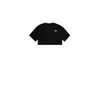 Alpha Industries Basic Small Logo Cropped PP T-Shirt Camisetas Talla S - Negro