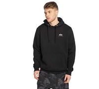 ALPHA INDUSTRIES Basic Small Logo Sudadera, Negro (Black-03), L para Hombre