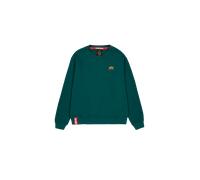 Alpha Industries Basic Small Logo Sweatshirt Sudaderas Talla S - Verde