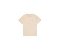 Alpha Industries Basic Small Logo T-Shirt Camisetas Talla S - Beige