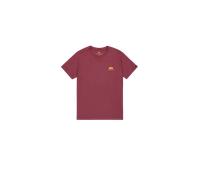 Alpha Industries Basic Small Logo T-Shirt Camisetas Talla XL - Rojo Borgoña