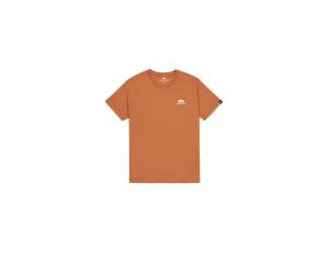 Alpha Industries Basic Small Logo T-Shirt Camisetas Talla XS - Marrón