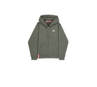 Alpha Industries Basic Small Logo Zip Hoodie Sudaderas con capucha Talla L - Verde