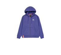 Alpha Industries Basic Small Logo Zip Hoodie Sudaderas con capucha Talla S - Púrpura
