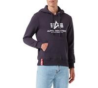 ALPHA INDUSTRIES Basic Sudadera con Capucha, Hombre, Gris (Grey Heather - 17), M