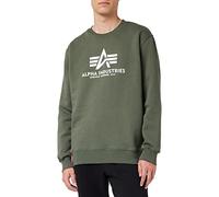 ALPHA INDUSTRIES Basic Sudadera con Capucha, Hombre, Verde (Dark Olive - 142), M