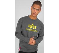 Alpha Industries Basic Sudadera, gris-amarillo, tamaño S para Hombres
