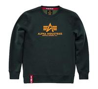 ALPHA INDUSTRIES Basic Sudadera, Hombre, Verde (Dark Petrol - 353), 3XL