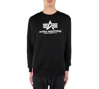 Alpha Industries Basic Sweater Jersey, Schwarz (Black 03), L para Hombre