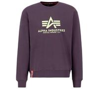 Alpha Industries Basic Sweater para Hombre Plum S