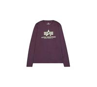 Alpha Industries Basic T - LS para Hombre Plum 3XL