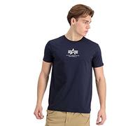 ALPHA INDUSTRIES Basic T ML Camiseta, Azul (Rep.Blue-07), M para Hombre