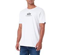 ALPHA INDUSTRIES Camiseta negro / blanco, Talla XL