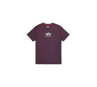 Alpha Industries Basic Mid Logo T-Shirt Camisetas Talla S - Ciruela