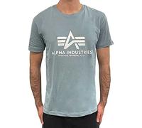 ALPHA INDUSTRIES Basic T-Shirt 134greyblue Talla L