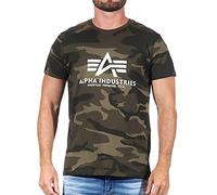 ALPHA INDUSTRIES Basic T-Shirt Camo Color 239-olive Camo para Hombre Talla M