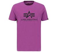 ALPHA INDUSTRIES Basic T-Shirt Pantalon, Dark Magenta, XS Unisex Adulto
