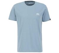 ALPHA INDUSTRIES Basic T Small Logo 134-greyblue Talla L
