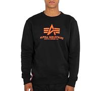 Alpha Industries Basic T Small Logo 477-black/neon Orange Talla 3 XL