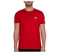 Alpha Industries Basic T Small Logo 523-rbf Red Hombre Talla M