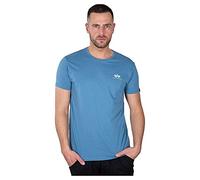 Alpha Industries Basic Small Logo T-Shirt Camisetas Talla M - Azul