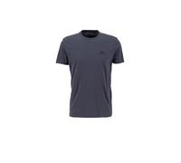 ALPHA INDUSTRIES Basic T Small Logo Camiseta, Gris (Greyblack/Black-412), L para Hombre