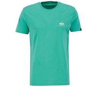 ALPHA INDUSTRIES Basic T Small Logo Camiseta, Verde (Atomic Green), M Unisex Adulto