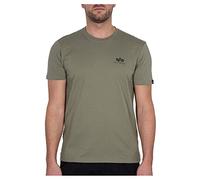 ALPHA INDUSTRIES Basic T Small Logo Camiseta, Verde (Olive-11), M para Hombre