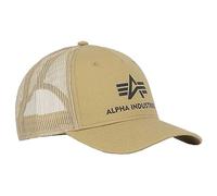 ALPHA INDUSTRIES Basic Trucker - Gorra, Color Beige, Arena, Talla única