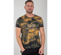 Alpha Industries Batik Camiseta, verde-marrón, tamaño S