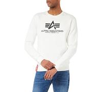 Alpha Industries Bekleidung Basic Sweater White (178302-09) S Weiss