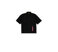 ALPHA INDUSTRIES Camisa 'Aloha' gris / negro L gris / negro