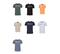 ALPHA INDUSTRIES Camiseta curry / gris claro / negro, Talla XXXL