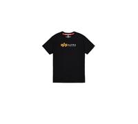 ALPHA INDUSTRIES Alpha Label T 03-Black Hombre Talla M