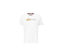 Alpha Industries Camiseta Alpha Label T para Hombre White
