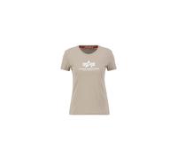 ALPHA INDUSTRIES Camiseta arena / blanco, Talla S