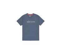 ALPHA INDUSTRIES Camiseta azul / blanco L EUR