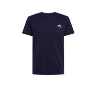 ALPHA INDUSTRIES Camiseta azul oscuro / blanco M azul oscuro / blanco