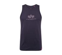 ALPHA INDUSTRIES Camiseta azul oscuro / gris L azul oscuro / gris