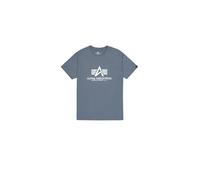 ALPHA INDUSTRIES Camiseta azul paloma / blanco L azul paloma / blanco