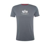 Alpha Industries Basic Mid Logo T-Shirt Camisetas Talla 2XL - Azul