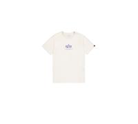 ALPHA INDUSTRIES Camiseta azul violaceo / blanco M azul violaceo / blanco